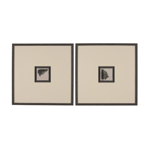 15850 - Autonomous (Set of 2) by Ira Havuka a Hand Embellished Framed Art Print Matted under Glass