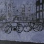 15863 - City of Canals I by Mercana Studio Hand Embelished  Textured  Framed Artwork Matted under Glass