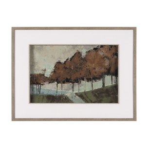 Gilded Grove by Mercana Studio Textured Framed Artwork Matted under Glass