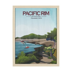 Pacific Rim GO (L) by Mercana Studio a Hand Embellished Decograph Framed Art Print