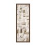 102714-FS - Neutral Forms I by Hannah Dawson Hand-Embellished Textured Framed Canvas Artwork