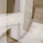 102714-FS - Neutral Forms I by Hannah Dawson Hand-Embellished Textured Framed Canvas Artwork