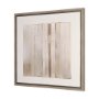 102716-FS - Glazed Echoes White I by Cartissi Hand-Embellished Textured Framed Canvas Artwork
