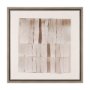 102717-FS - Glazed Echoes White II by Cartissi Hand-Embellished Textured Framed Canvas Artwork