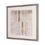 102717-FS - Glazed Echoes White II by Cartissi Hand-Embellished Textured Framed Canvas Artwork