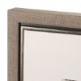 102718-FS - Glazed Echoes White III by Cartissi Hand-Embellished Textured Framed Canvas Artwork