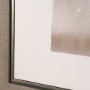 102718-FS - Glazed Echoes White III by Cartissi Hand-Embellished Textured Framed Canvas Artwork
