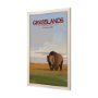 15837 - Grasslands GO (XL) by Mercana Studio a Hand Embellished Decograph Framed Art Print under Glass