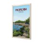 15895 - Pacific Rim GO (XL) by Mercana Studio a Hand Embellished Decograph Framed Art Print under Glass