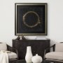 12765 - Halo II (Black) by Studio M a handmade Original Framed Artwork under Glass