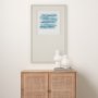 15014 - Calm River Blue II by Studio M a handmade Original Framed Artwork under Glass