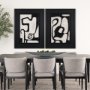 15699 - Webs of Ink by Studio M a handmade Original Framed Artwork under Glass