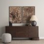 15742 - Bronze Beauty II by Studio M a handmade Original Framed 3D Textured Artwork