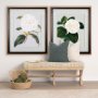 10569 - Camellia Japonica I by Vision Studio a Hand Embellished Textured Framed Art Print Matted under Glass