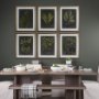 10133 - Foliage Dramatique II by Vision Studio Hand Embellished Textured Framed Art Print Matted under Glass