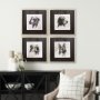 10428 - Small Inked Dogs III by Grace Popp a Hand Embellished Textured Framed Art Print Matted under Glass