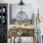 100723-L - Barn House in Wind II by Mercana Studio a Hand Embellished Textured Canvas