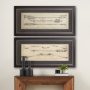 10301 - Custom Arrow Schematic I (MC) by Ethan Harper Hand Embellished Framed Art Print Matted under Glass