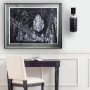 65388 - Brasseur III 10.5x22 Black Toned Metal Fish Scale Wall Sconce 