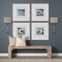 69700 - Kinsley Beige Shade W/Transparent Body Wall Sconce 
