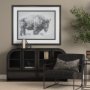 10480 - In The Storm by WINK GAINES a Hand Embellished Textured Framed Art Photograph Matted under Glass
