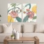 101892-S - Before Summer III by Mercana Studio a Hand Embellished Textured Canvas
