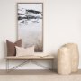 102486-FL - Black Strokes II by Mercana Studio a Hand Embellished Textured Framed Canvas