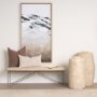 102487-FL - Black Strokes III by Mercana Studio a Hand Embellished Textured Framed Canvas