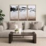 102487-FS - Black Strokes III by Mercana Studio a Hand Embellished Textured Framed Canvas