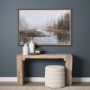 102560-FL - Morning Mist by Mercana Studio a Hand Embellished Textured Framed Canvas