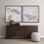 102590-FL - Waiting for spring II by Mercana Studio a Hand Embellished Textured Framed Canvas