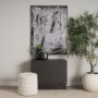 102594-FL - Clay III by Mercana Studio a Hand Embellished Textured Framed Canvas