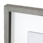 13480 - Yang (White) by Mercana Studio a Hand Embellished Textured Framed Art Print Matted under Glass