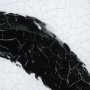 13480 - Yang (White) by Mercana Studio a Hand Embellished Textured Framed Art Print Matted under Glass