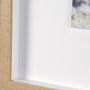 15851 - Pink Flamingoes by Richard Silver Hand Embelished  Framed Artwork Matted under Glass
