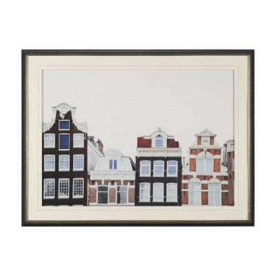 15876 - Beautiful Buildings by Irene Sucocki Framed Art Print Matted under Glass