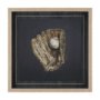15887 - Double Play V by Mercana Studio Textured  Framed Art Print Matted under Glass