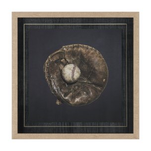 Double Play VIII by Mercana Studio Textured  Framed Art Print Matted under Glass