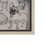 15891 - Dog Sketches II by Mercana Studio Hand Embelished  Framed Artwork Matted under Glass