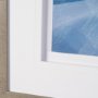15919 - Skagway, Alaska Mountains by Richard Silver Textured  Framed Art Print Matted under Glass
