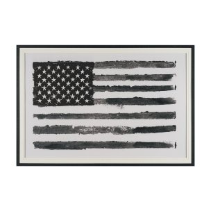 Liberty by Mercana Studio Hand Embelished  Textured  Framed Artwork Matted under Glass
