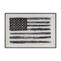 15935 - Liberty by Mercana Studio Hand Embelished  Textured  Framed Artwork Matted under Glass