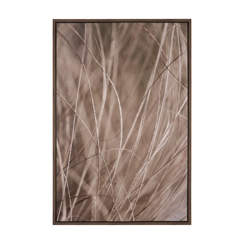 102700-FL - Summer Grass 3 by Mareike Bohmer Hand-Embellished Textured Framed Canvas Art Print