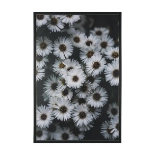 Tiny Flowers 3 by Mareike Bohmer Hand-Embellished Textured Framed Canvas Art Print