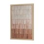 102711-FS - Terracotta Wall I by Flora Kouta Hand-Embellished Textured Framed Canvas Artwork