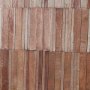 102711-FS - Terracotta Wall I by Flora Kouta Hand-Embellished Textured Framed Canvas Artwork