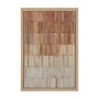 102712-FS - Terracotta Wall II by Flora Kouta Hand-Embellished Textured Framed Canvas Artwork