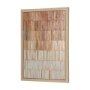 102712-FS - Terracotta Wall II by Flora Kouta Hand-Embellished Textured Framed Canvas Artwork