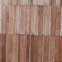102712-FS - Terracotta Wall II by Flora Kouta Hand-Embellished Textured Framed Canvas Artwork