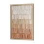 102713-FS - Terracotta Wall III by Flora Kouta Hand-Embellished Textured Framed Canvas Artwork